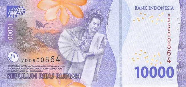 Indonesien 10000 Rupiah 2025 p165